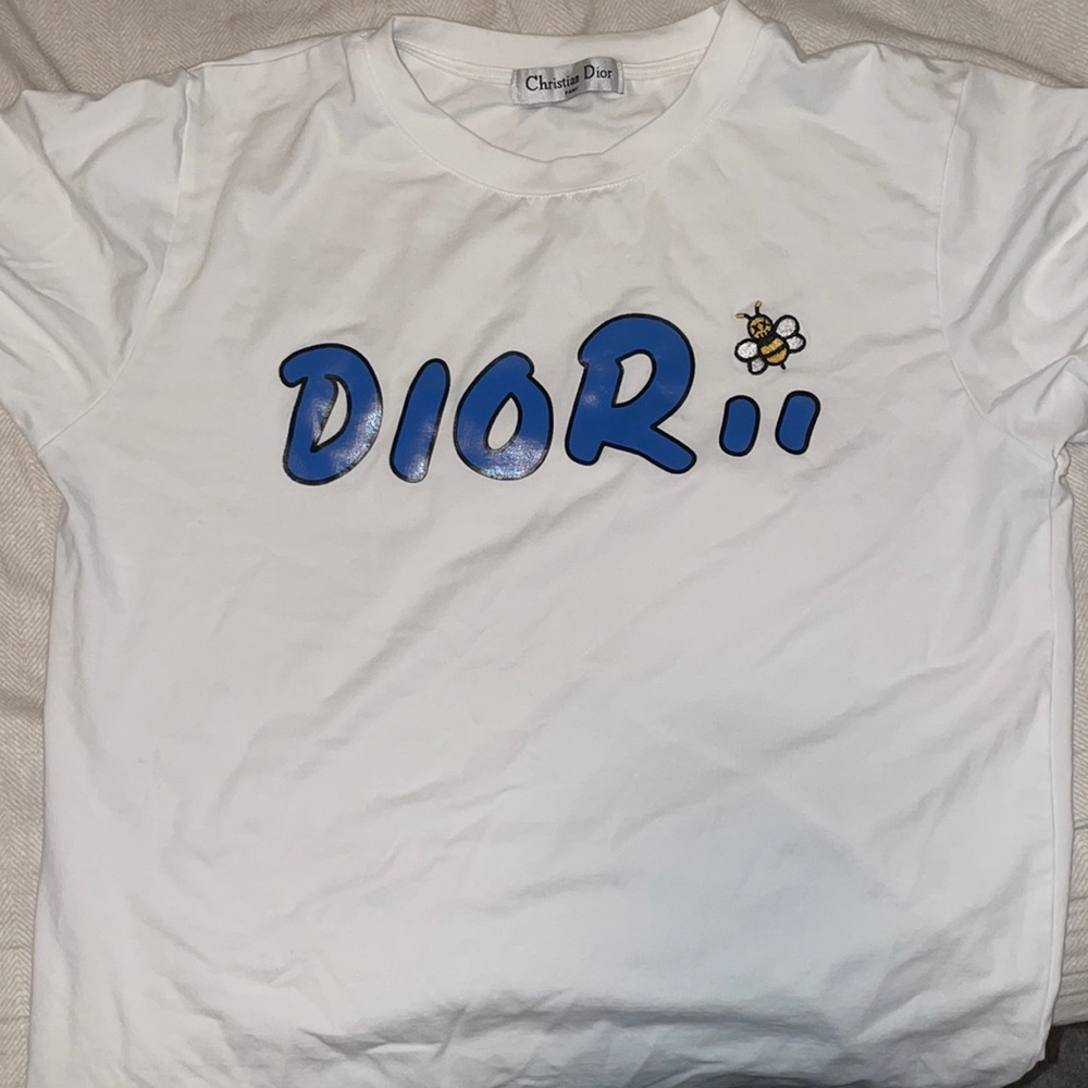 Kaws x Dior Logo T-Shirt White